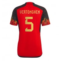 Camiseta Bélgica Jan Vertonghen #5 Primera Equipación Replica Mundial 2022 mangas cortas
